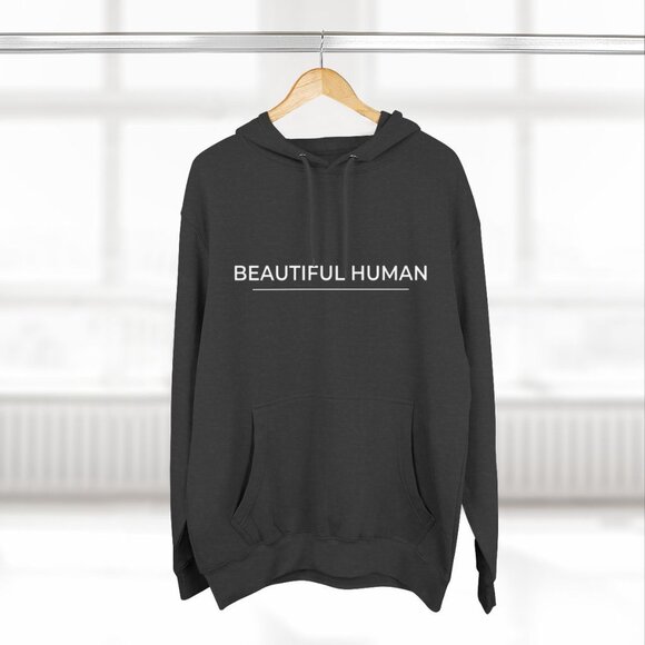 HLH- Beautiful Human All Gender Premium Pullover Hoodie - Picture 2 of 6